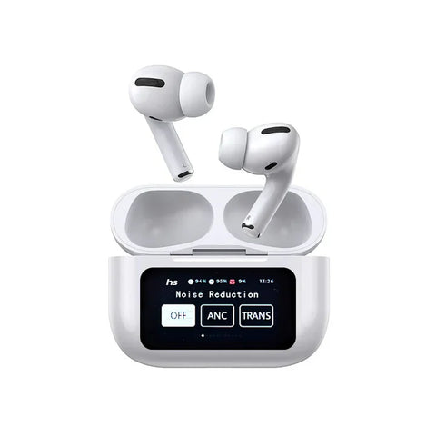 A9 Pro AirPods with LCD – Black & White