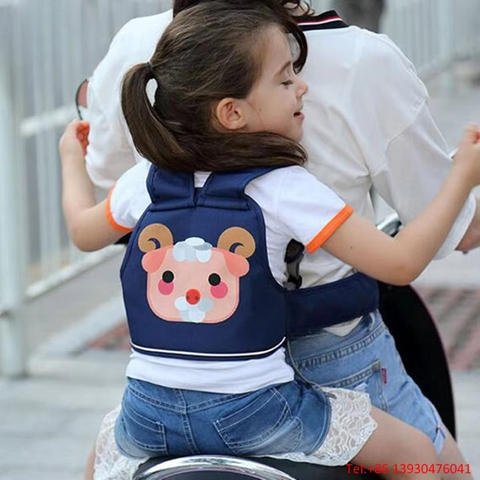 Professional Adjustable Children Ride Safety Seat Belt for Motorcycles