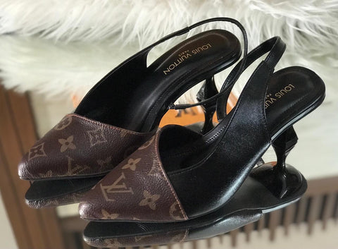 Louis Vuitton Cherie Slingback Pumps