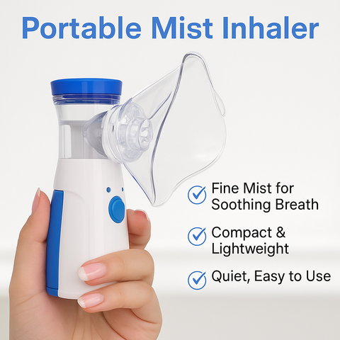 Portable Mist Inhaler – Compact Breathing & Relaxation Device